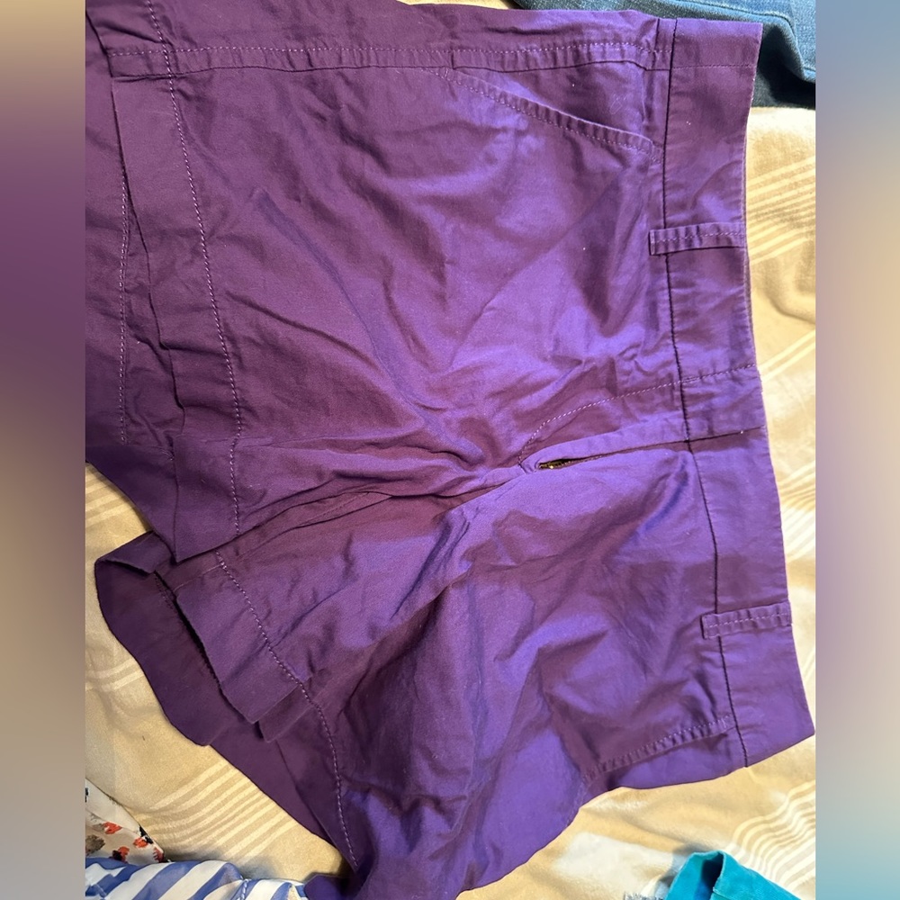 Purple shorts